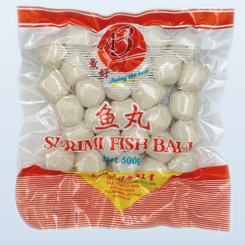 A3 Surimi Fish Ball (魚丸) — 500g pack